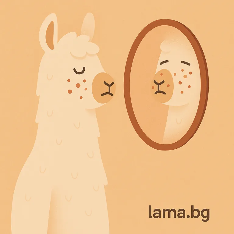 Карта на акне по лицето на лама – визуално обяснение на кожни зони