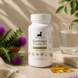 LiverGuard Thistle Oil – масло от бял трън, 60 меки капсули